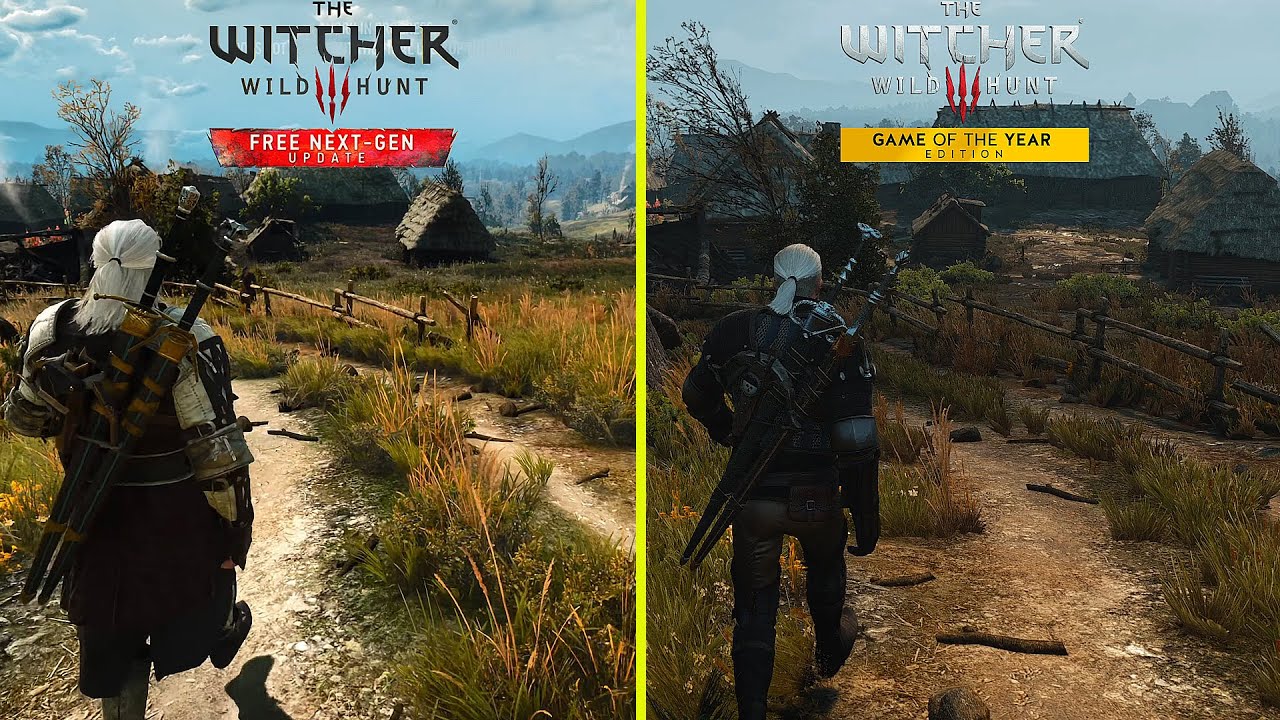 The Witcher 3 Next Gen vs Original PC RTX 3080 Early Graphics Comparison